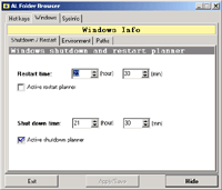 AL Folder Browser (Shut down & Restart planner)